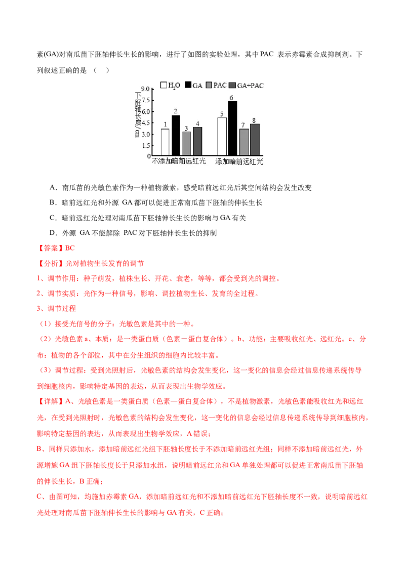 押新高考卷稳态与调节（解析版）-备战2024年高考生物临考题号押题（新高考通用）_2024年新高考资料_5.2024三轮冲刺_备战2024年高考生物临考题号押题（新高考通用）322745222