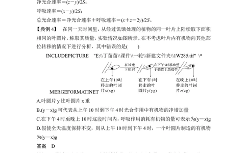 微专题4三率测定的6种实验模型_2024年新高考资料_1.2024一轮复习_2024年高考生物一轮复习讲义（新人教版）_另附1套Word版题库_必修1_第三单元细胞的能量供应和利用
