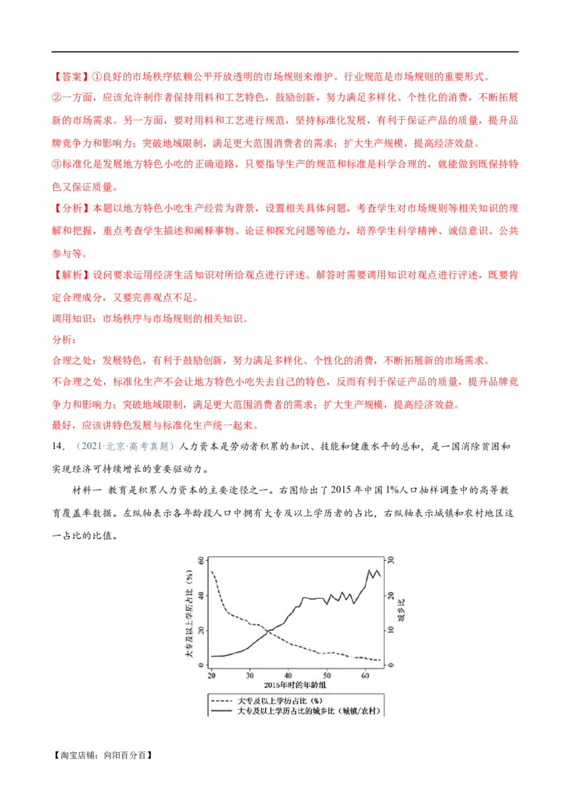 专题11制度篇&mdash;&mdash;基本经济制度（分层练）（解析版）_新高考复习资料_2024年新高考资料_二轮复习资料_高频考点解密2024年高考政治二轮复习高频考点追踪与预测（新高考专用）