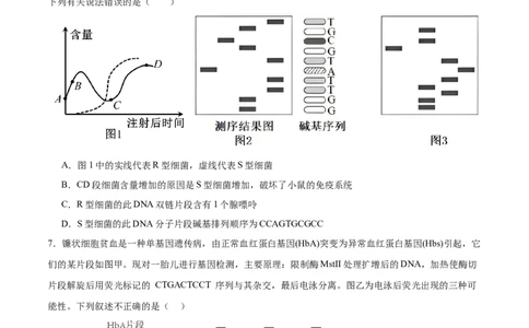 2024年高考冲刺模拟试卷（二）（原卷版）_2024年新高考资料_5.2024三轮冲刺_2024年高考生物考前最后冲刺