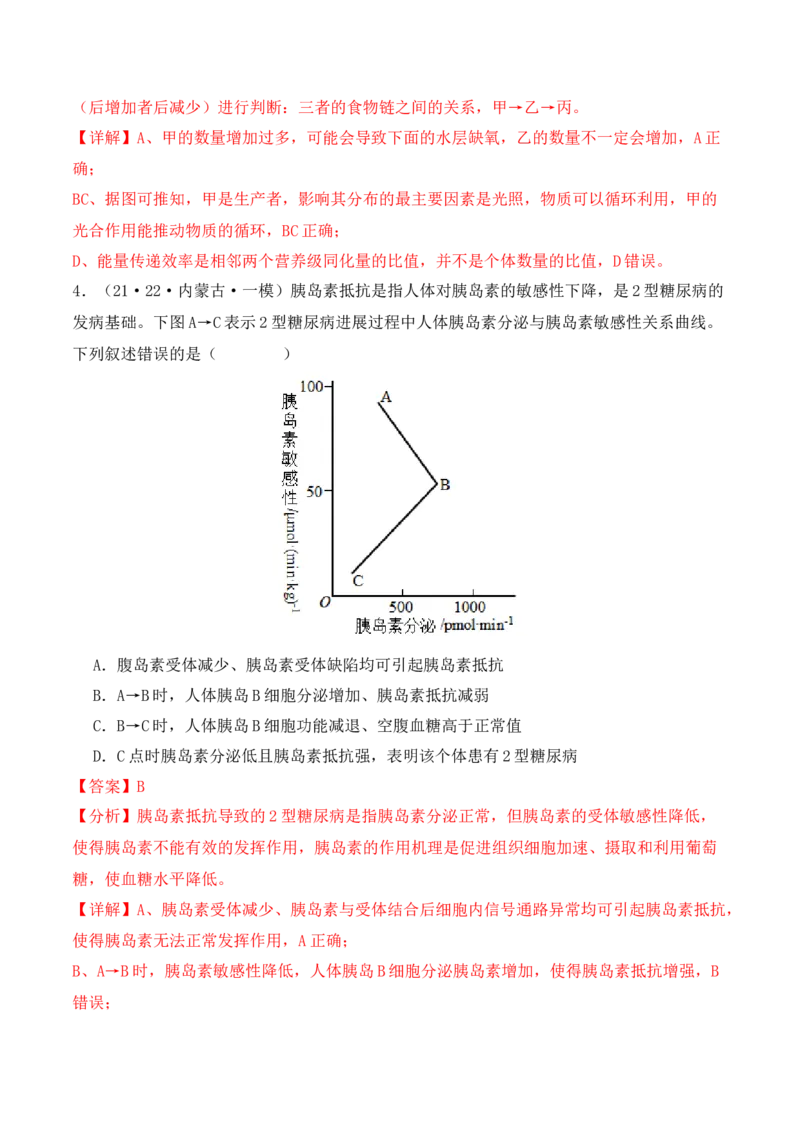 专题03&ldquo;信息&rdquo;类题型&mdash;&mdash;善用转化法（解析版）_2024年新高考资料_2.2024二轮复习_2024年高考生物二轮热点题型归纳与变式演练（新高考通用）