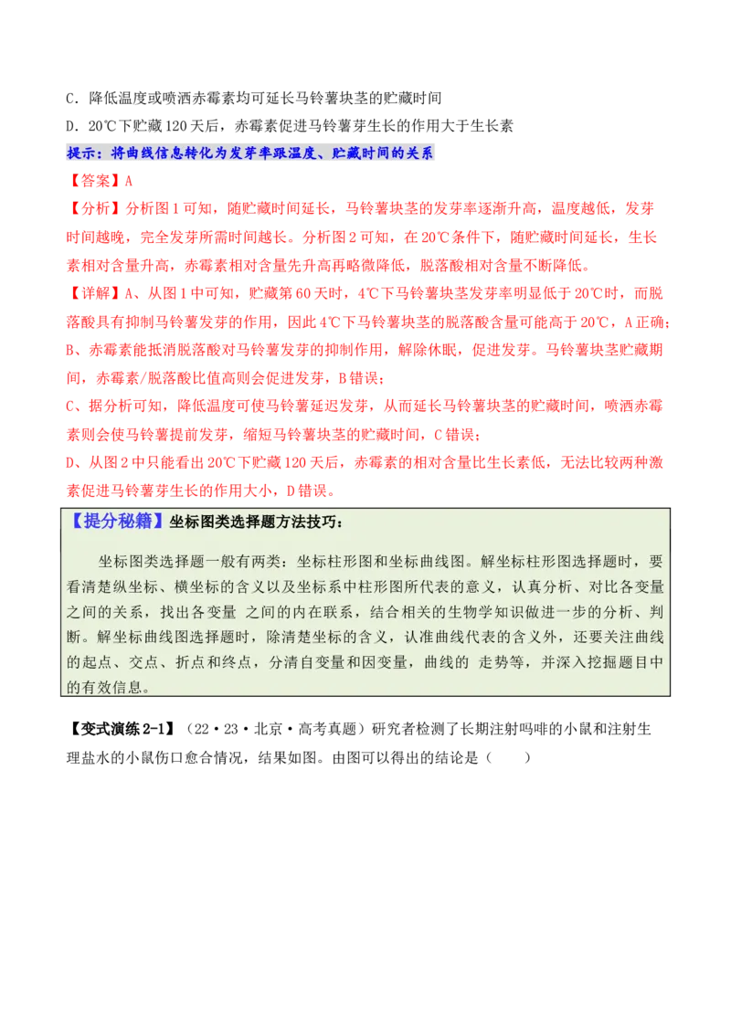 专题03&ldquo;信息&rdquo;类题型&mdash;&mdash;善用转化法（解析版）_2024年新高考资料_2.2024二轮复习_2024年高考生物二轮热点题型归纳与变式演练（新高考通用）