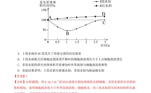 二轮题型突破卷（1）（解析版）_2024年新高考资料_2.2024二轮复习_2024年高考生物二轮热点题型归纳与变式演练（新高考通用）