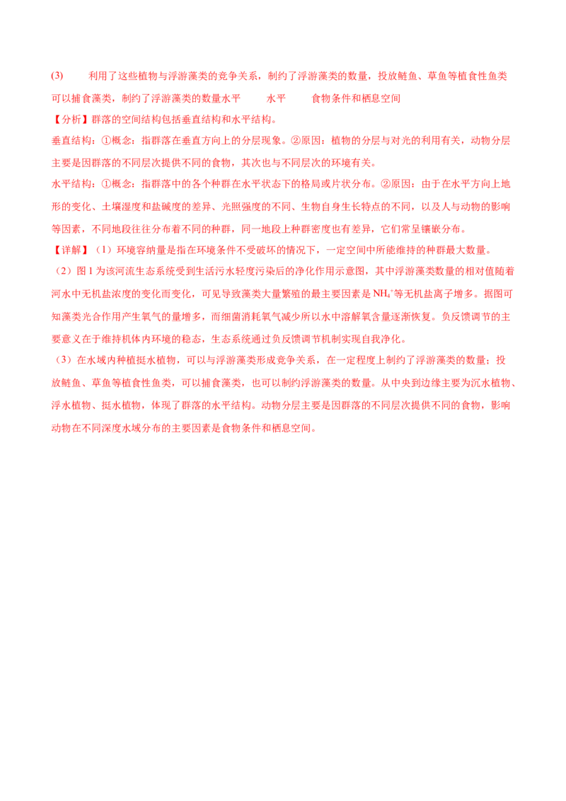 押新高考卷生物与环境（解析版）-备战2024年高考生物临考题号押题（新高考通用）(1)_2024年新高考资料_5.2024三轮冲刺_备战2024年高考生物临考题号押题（新高考通用）322745222
