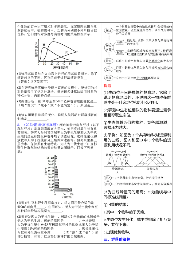 押新高考卷生物与环境（解析版）-备战2024年高考生物临考题号押题（新高考通用）(1)_2024年新高考资料_5.2024三轮冲刺_备战2024年高考生物临考题号押题（新高考通用）322745222
