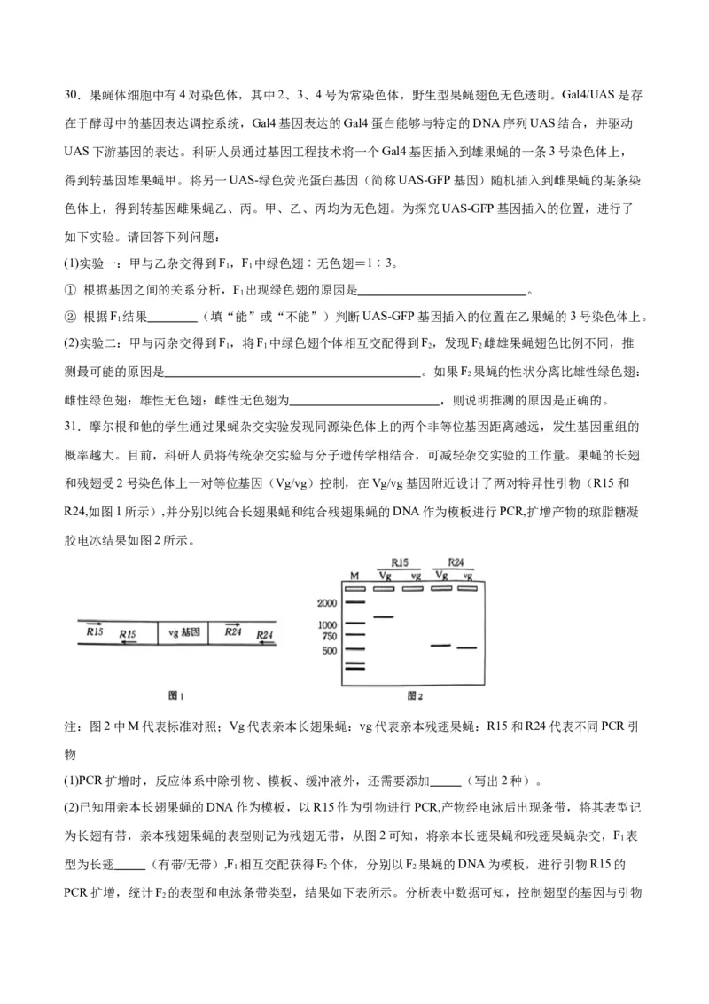 专题17自由组合（原卷版)_2024年新高考资料_3.2024专项复习_备战2024年高考生物一轮复习重难点专项突破_专题17自由组合定律