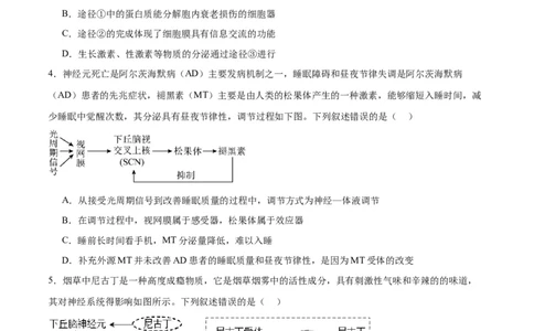 专题27体液调节（原卷版)_2024年新高考资料_3.2024专项复习_备战2024年高考生物一轮复习重难点专项突破_专题27体液调节-备战2024年高考生物一轮复习重难点专项突破