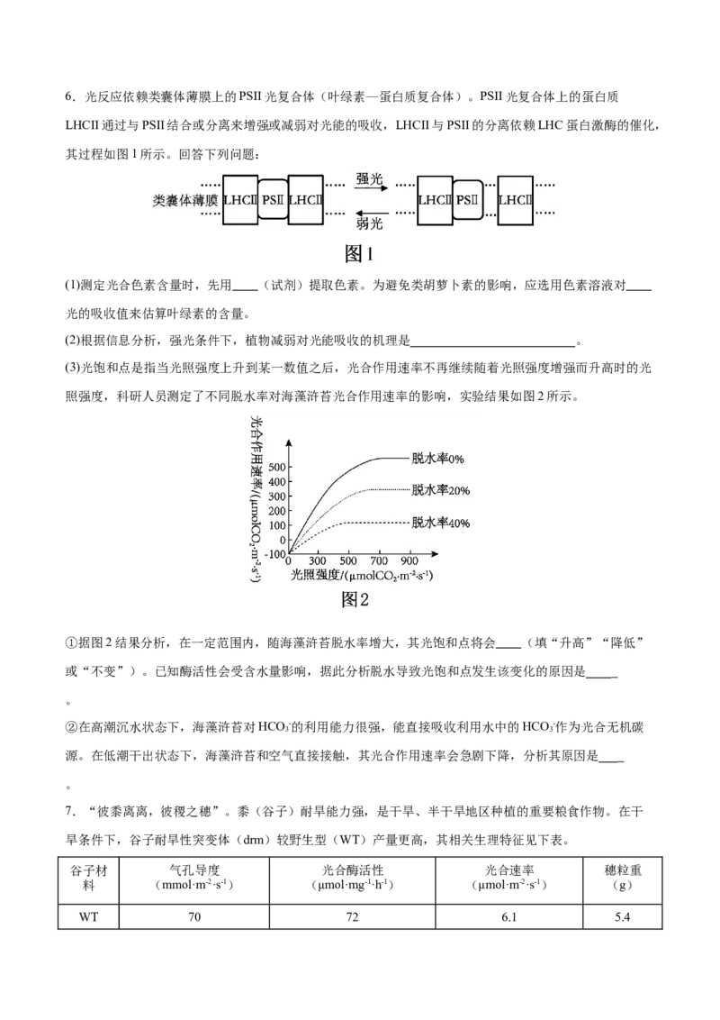 押新高考卷分子与细胞（原卷版）-备战2024年高考生物临考题号押题（新高考通用）(2)_2024年新高考资料_5.2024三轮冲刺_备战2024年高考生物临考题号押题（新高考通用）322745222