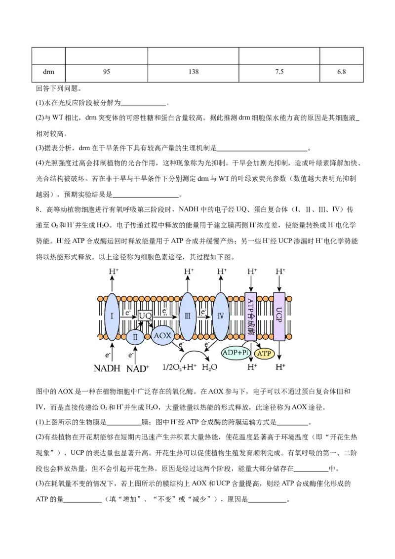押新高考卷分子与细胞（原卷版）-备战2024年高考生物临考题号押题（新高考通用）(2)_2024年新高考资料_5.2024三轮冲刺_备战2024年高考生物临考题号押题（新高考通用）322745222