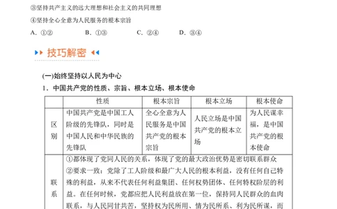 专题04建设篇&mdash;&mdash;全面从严治党（讲义）（原卷版）_新高考复习资料_2024年新高考资料_二轮复习资料_高频考点解密2024年高考政治二轮复习高频考点追踪与预测（新高考专用）_讲义