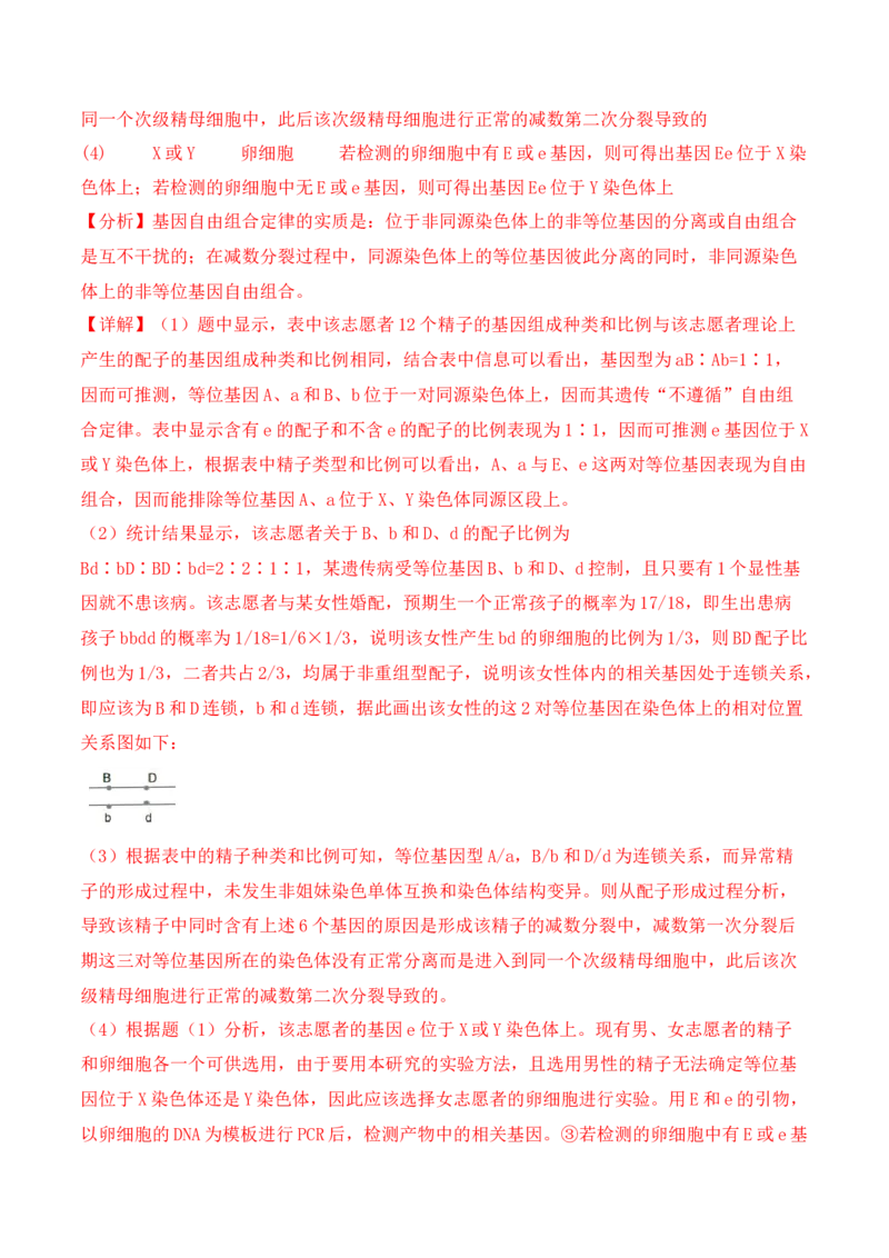 专题07遗传变异（解析版）_2024年新高考资料_2.2024二轮复习_2024年高考生物二轮热点题型归纳与变式演练（新高考通用）