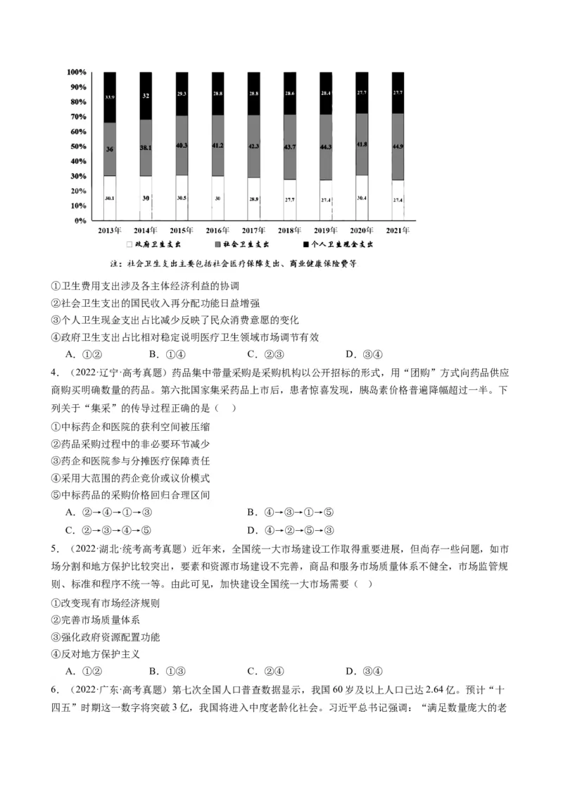 专题03我国的基本经济制度（讲义）（原卷版）_新高考复习资料_2024年新高考资料_二轮复习资料_2024年高考政治二轮复习讲练测（新教材新高考）_配套讲义（原卷版+解析版）