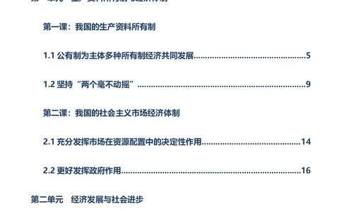必修二《经济与社会》知识清单-上好课2025年高考政治一轮复习知识清单（新高考专用）_新高考复习资料_2025年新高考资料_2025年高考政治一轮复习知识清单
