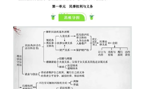 选择性必修二《法律与生活》知识清单-口袋书2024年高考政治一轮复习知识清单（新高考通用）_新高考复习资料_2024年新高考资料_专项复习资料