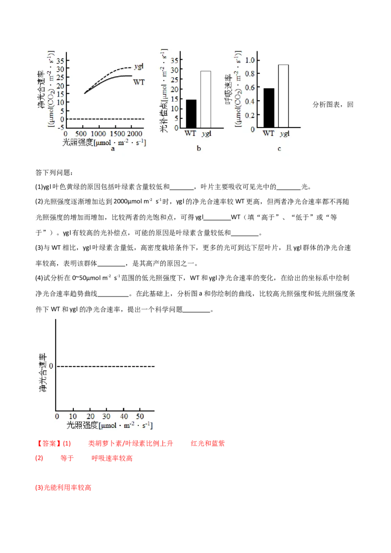 宝典05细胞呼吸和光合作用（解析版）_2024年新高考资料_1.2024一轮复习_2024年高考生物一轮复习知识清单
