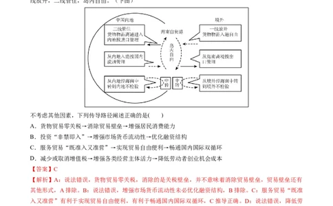 第07课经济全球化与中国（练习）（解析版）_新高考复习资料_2024年新高考资料_一轮复习资料_完2024年高考政治一轮复习讲练测（课件+讲义+练习）（新教材新高考）_选择性必修1