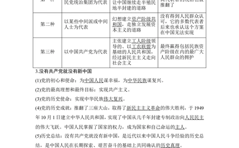 第一课　历史和人民的选择_新高考复习资料_2022年新高考资料_2022版高三政治总复习专用（新高考-新教材版）_配套课件及电子版文档必修3政治与法治_必修3政治与法治word