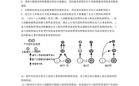 专题34生态工程（精练）（原卷版）_2024年新高考资料_1.2024一轮复习_备战2024年高考生物一轮复习串讲精练（新高考专用）