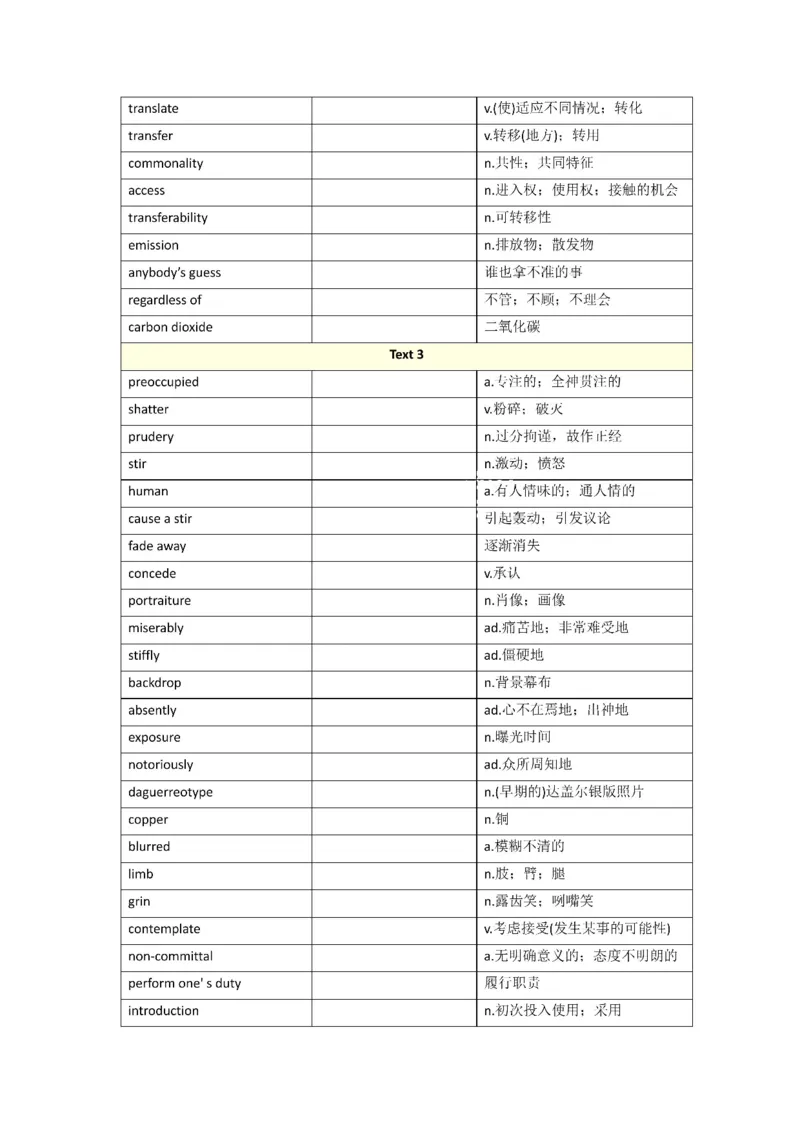 2010-2024年英语一_考研英语真题（英一＋英二）_考研英语真题_考研英语一历年真题_❤️8.英语一真题配套词汇_默写本