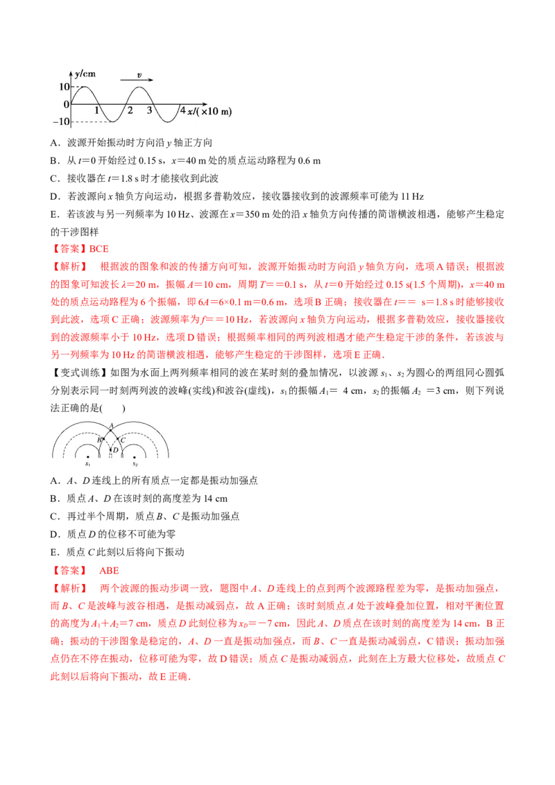 15.2机械波（讲）--2023年高考物理一轮复习讲练测（全国通用）（解析版）_04高考物理_通用版（老高考）复习资料_2023年复习资料_一轮复习_2023年高考物理一轮复习讲练测（全国通用）