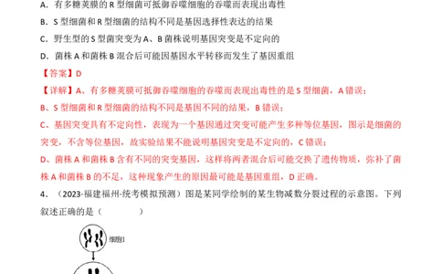 专题09生物的变异、进化与育种（解析版）_2024年新高考资料_3.2024专项复习_备战2024年高考生物一轮复习重难点突破讲解与训练（新教材）