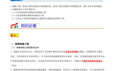 专题12细胞工程与基因工程（解析版）_2024年新高考资料_3.2024专项复习_2024年高考生物热点&middot;重点&middot;难点专练（新高考专用）