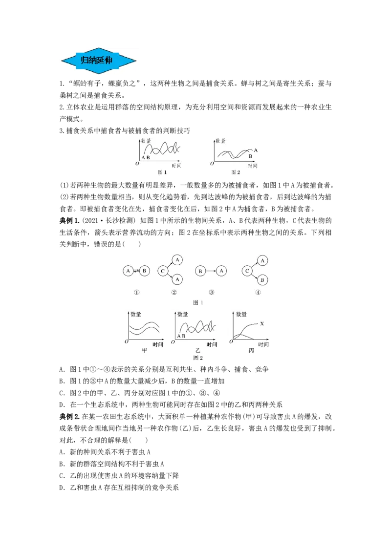专题29群落的结构与演替（串讲）（原卷版）_2024年新高考资料_1.2024一轮复习_备战2024年高考生物一轮复习串讲精练（新高考专用）