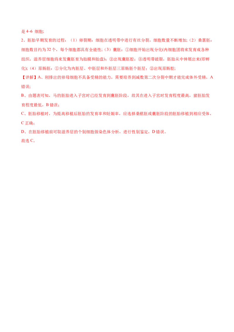 押广东卷选择题生物技术与工程（解析版）_2024年新高考资料_5.2024三轮冲刺_备战2024年高考生物临考题号押题（广东专用）323137816