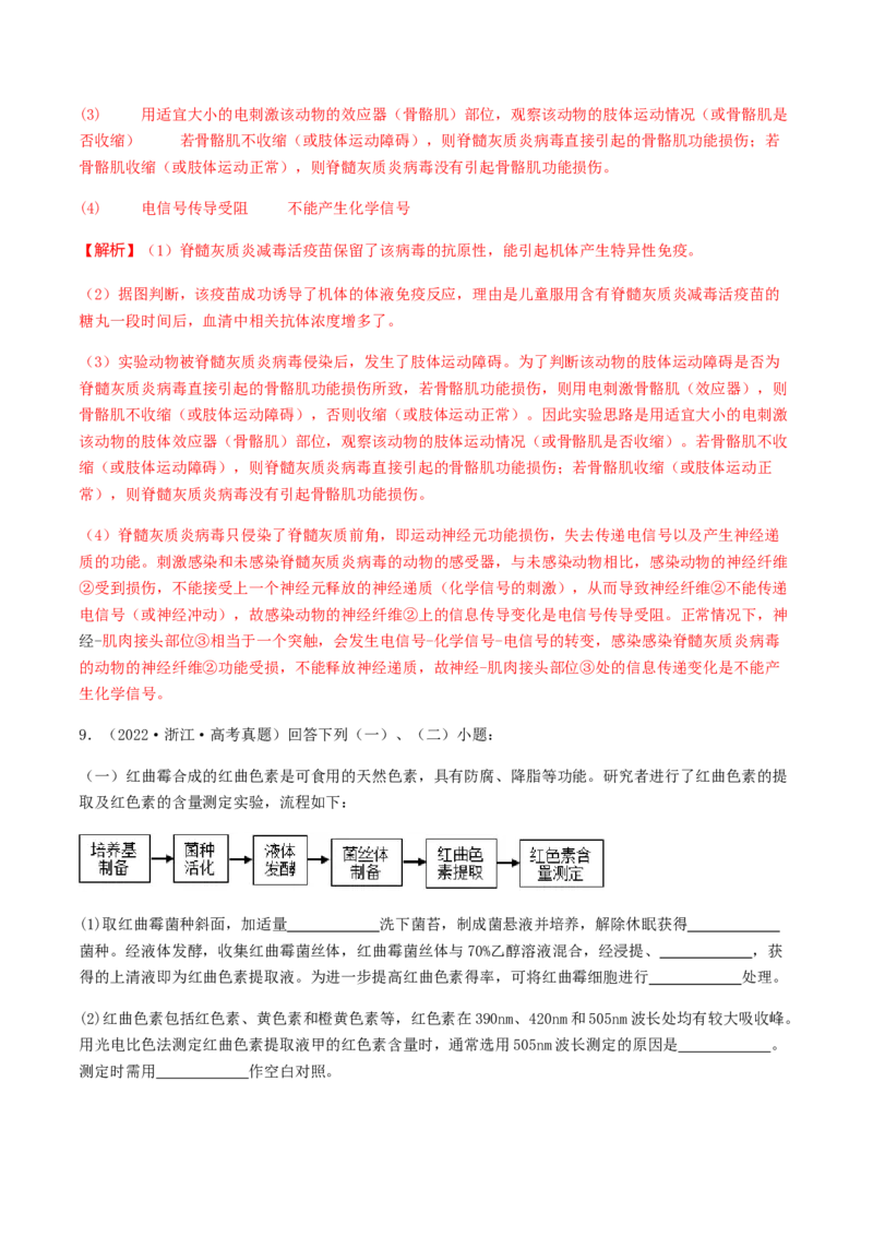 抢分14生物热点冲刺篇（教师版）_2024年新高考资料_5.2024三轮冲刺_备战2024年高考生物抢分秘籍（新高考专用）321842314