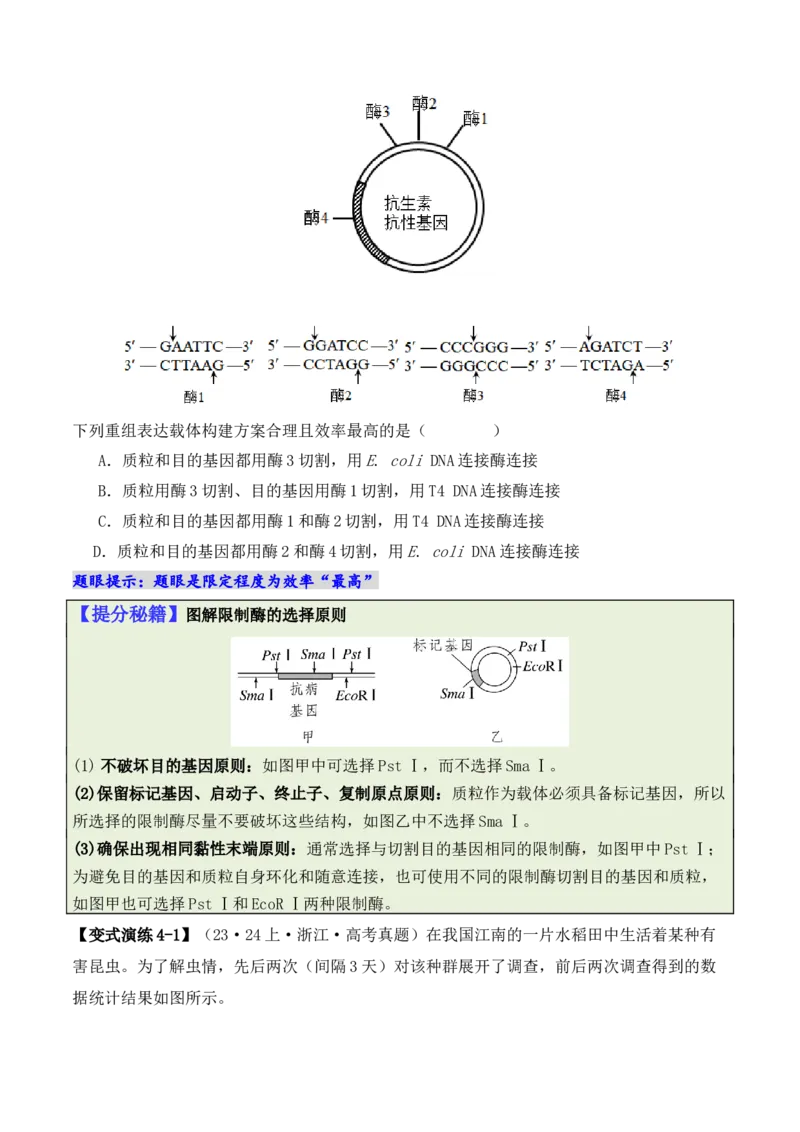 专题02&ldquo;题眼&rdquo;类题型&mdash;&mdash;重点突破法（原卷版）_2024年新高考资料_2.2024二轮复习_2024年高考生物二轮热点题型归纳与变式演练（新高考通用）
