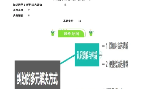 专题44纠纷的多元解决方式_新高考复习资料_2024年新高考资料_一轮复习资料_口袋书2024年高考政治一轮复习知识清单（新高考通用）