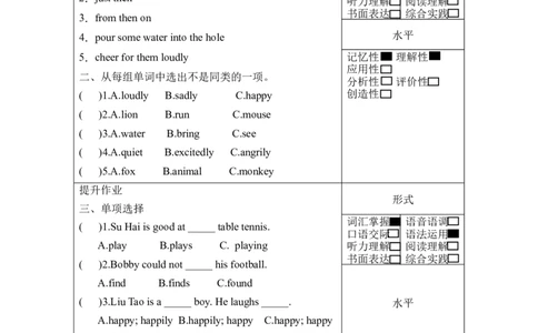 Unit1第3课时（分层作业）Culture&Cartoontime-（译林版三起）_同步练习