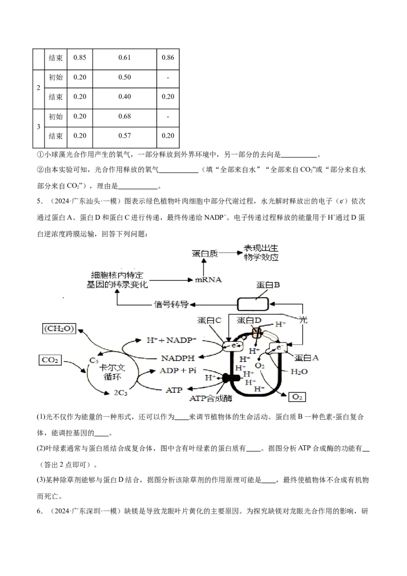 押广东卷第17题光合作用的应用（原卷版）_2024年新高考资料_5.2024三轮冲刺_备战2024年高考生物临考题号押题（广东专用）323137816