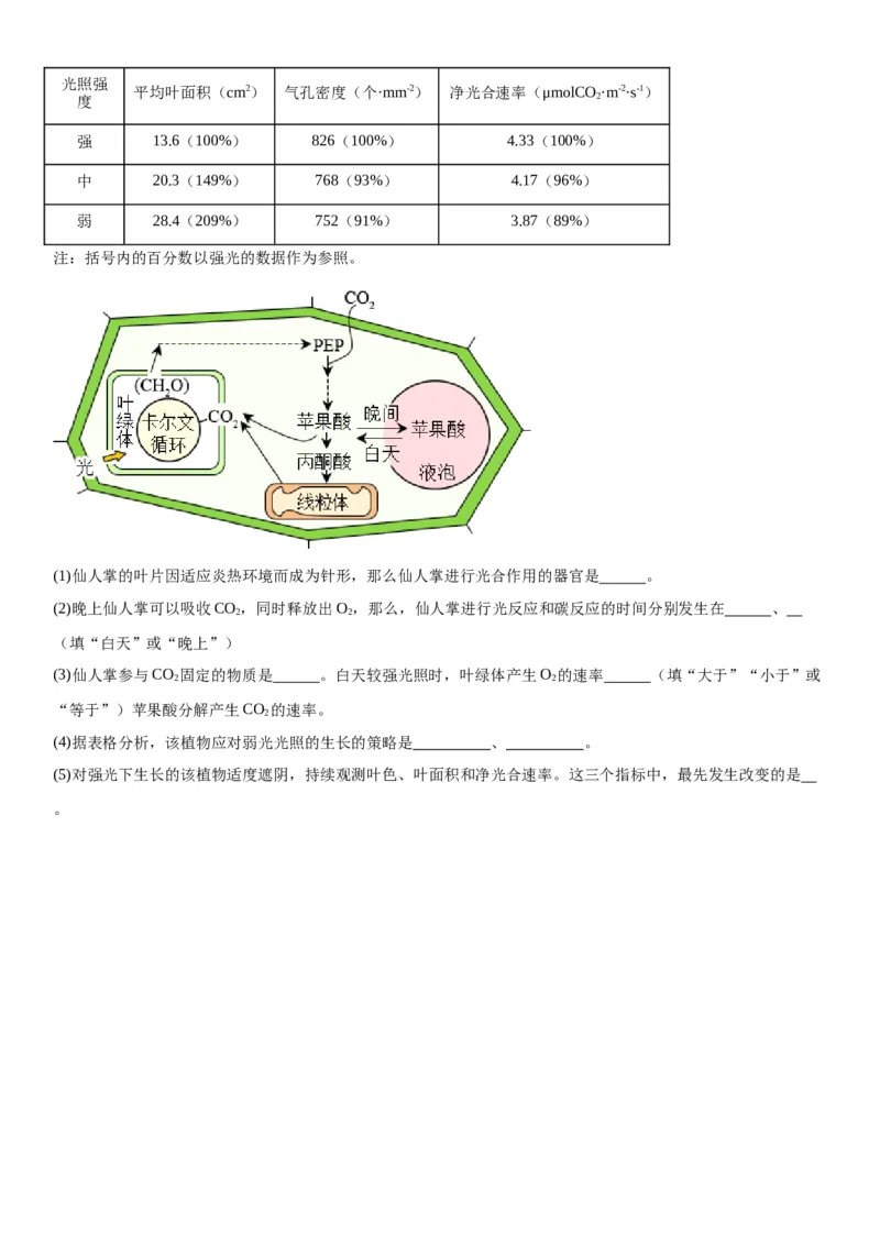 专题一分子与细胞（综合题特训）-2024年高考生物二轮复习专题训练（全国通用）（解析版）_2024年新高考资料_2.2024二轮复习_2024年高考生物二轮复习专题训练（全国通用）
