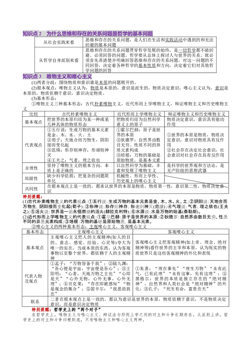第18讲时代精神的精华（讲义）（解析版）_新高考复习资料_2025年新高考资料_2025年高考政治一轮复习讲练测（新教材新高考）