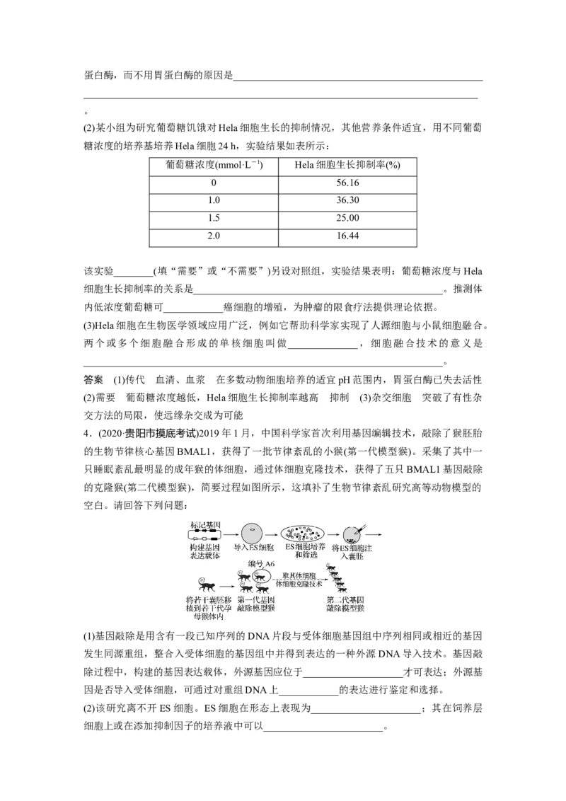 2022年高考生物一轮复习第10单元第34讲　细胞工程_新高考复习资料_2022年新高考复习资料_2022年一轮复习最新版_1.2022年高考生物一轮复习全国通用版