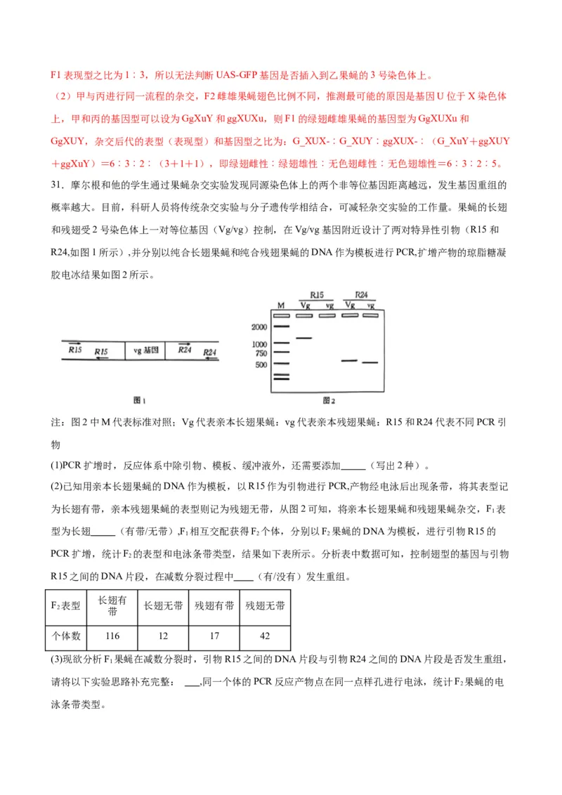 专题17自由组合（解析版)_2024年新高考资料_3.2024专项复习_备战2024年高考生物一轮复习重难点专项突破_专题17自由组合定律