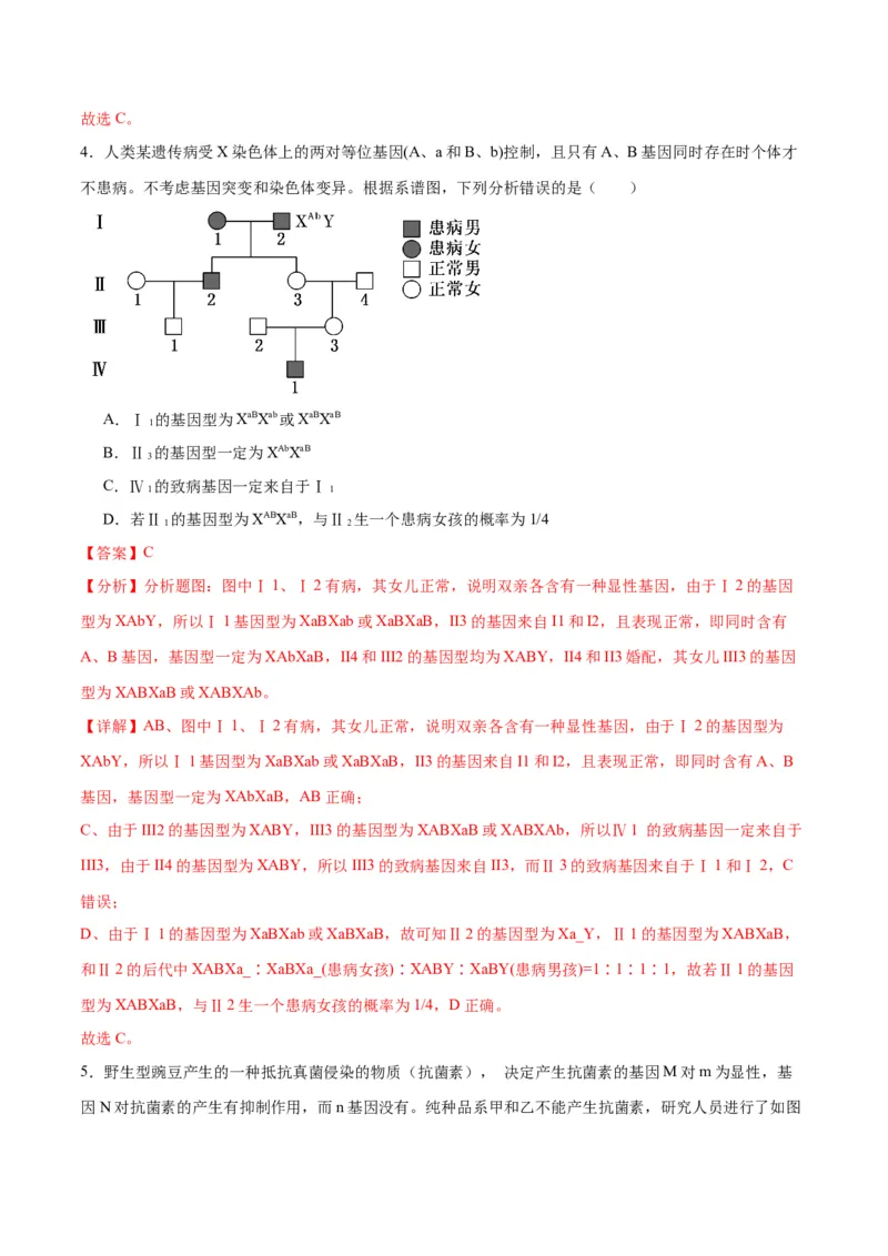 专题17自由组合（解析版)_2024年新高考资料_3.2024专项复习_备战2024年高考生物一轮复习重难点专项突破_专题17自由组合定律