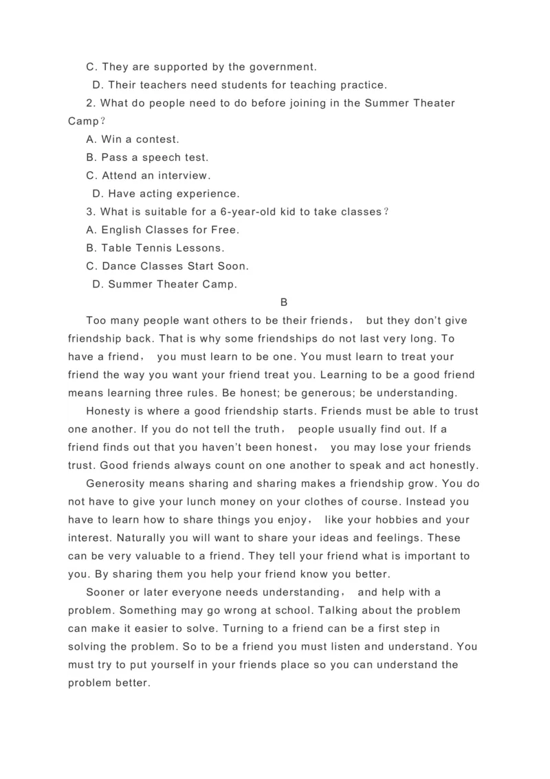 2023届高考英语二轮复习阅读理解阅读七选五完形填空语法填空分类综合训练（含答案）_03高考英语_通用版（老高考）复习资料_2023年复习资料_二轮复习