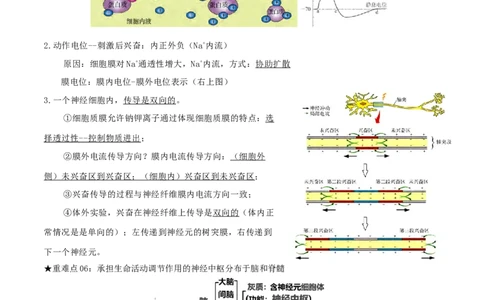 专题05动物的调节（解析版）_2024年新高考资料_3.2024专项复习_2024年高考生物热点&middot;重点&middot;难点专练（上海专用）