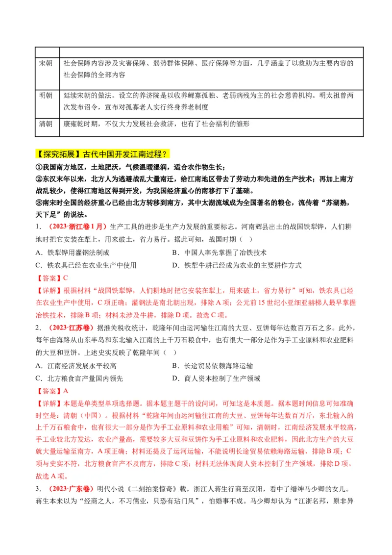 高考热点05关注民生，和谐共生（讲义）（解析版）_2024年新高考资料_2.2024二轮复习_2024年高考历史二轮复习讲练测（新教材新高考）