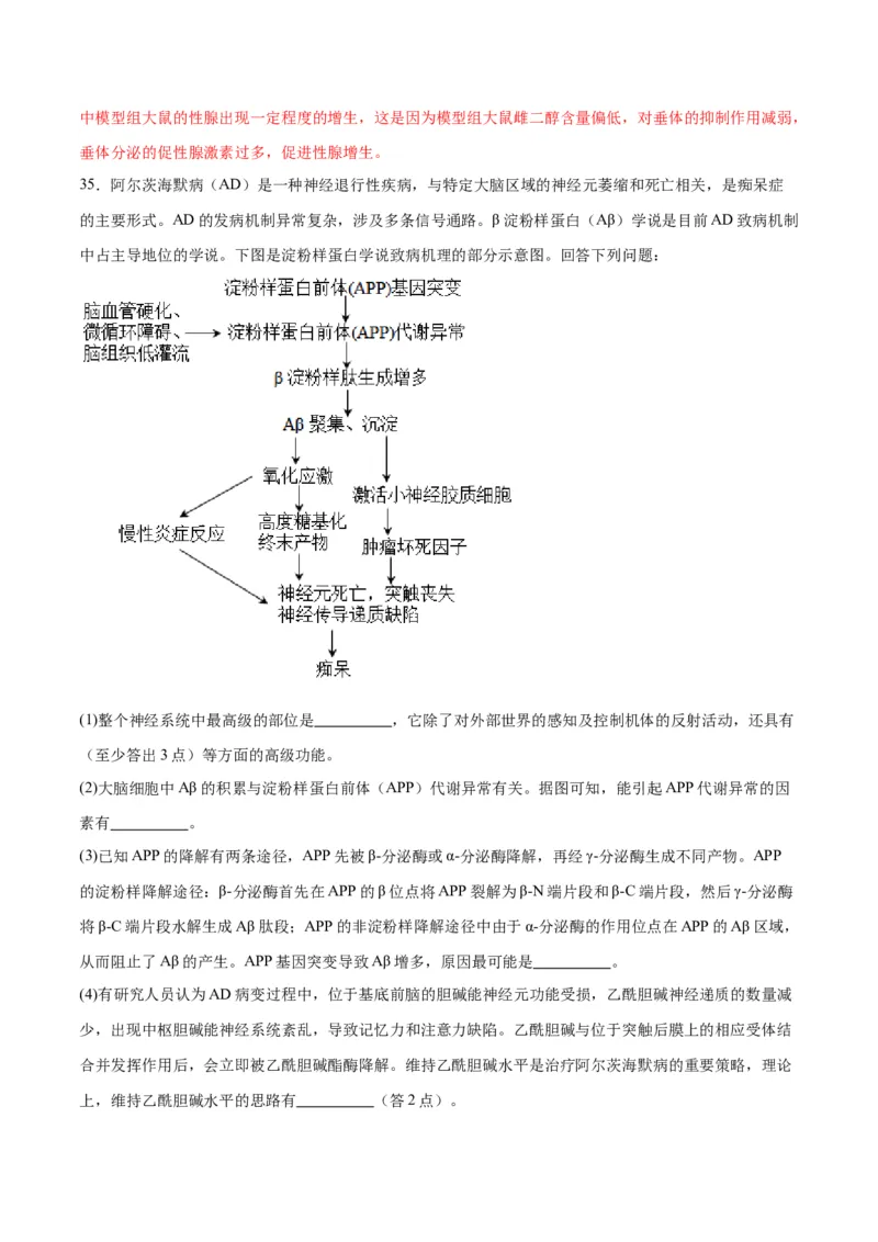 专题26神经调节（解析版)_2024年新高考资料_3.2024专项复习_备战2024年高考生物一轮复习重难点专项突破_专题26神经调节-备战2024年高考生物一轮复习重难点专项突破