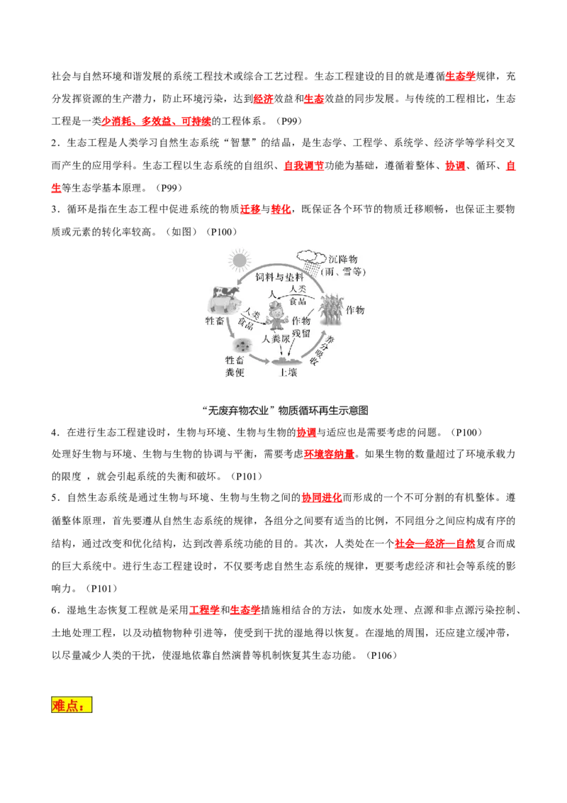 专题10生态系统及人与环境（解析版）_2024年新高考资料_3.2024专项复习_2024年高考生物热点&middot;重点&middot;难点专练（新高考专用）