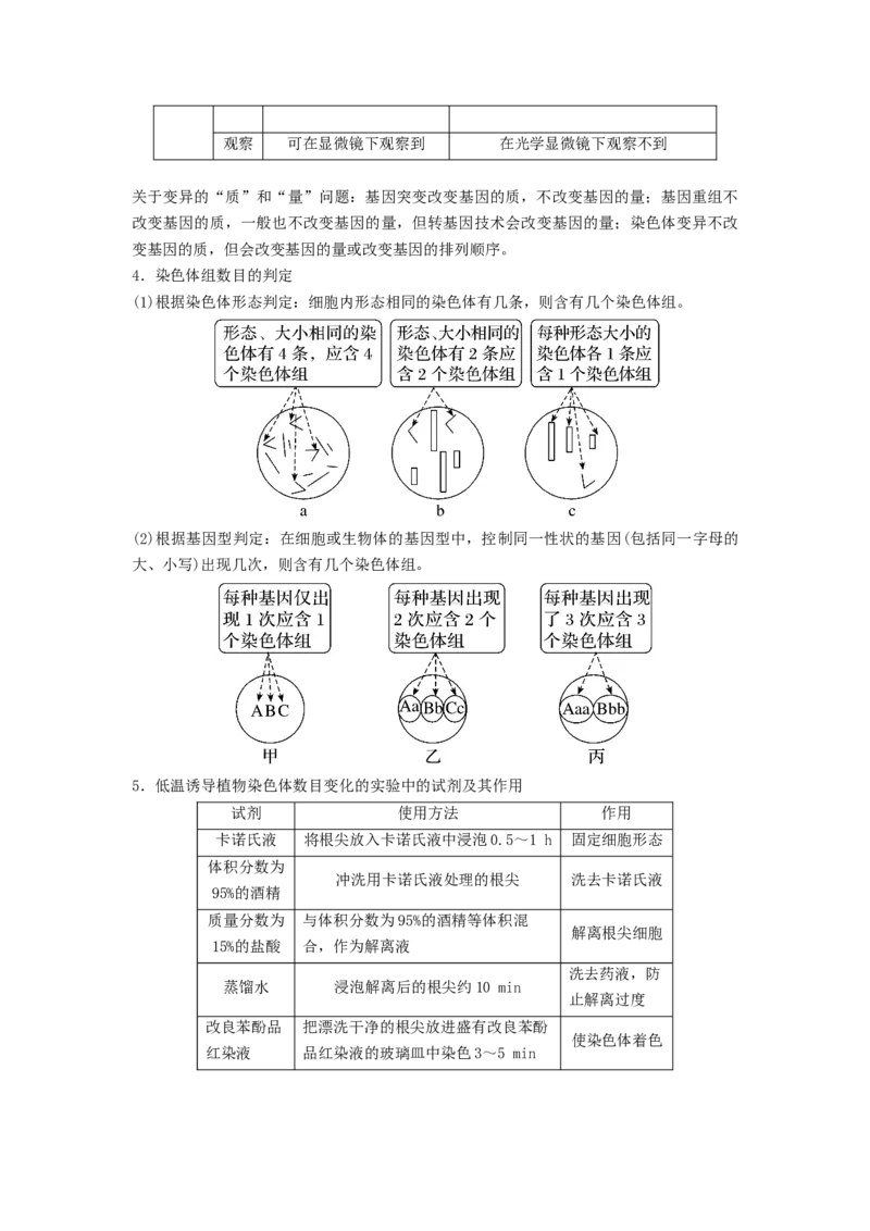 专题21染色体变异与育种（串讲）（解析版）_2024年新高考资料_1.2024一轮复习_备战2024年高考生物一轮复习串讲精练（新高考专用）