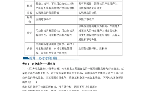 第02课依法有效保护财产权（讲义）（原卷版）_新高考复习资料_2024年新高考资料_一轮复习资料_完2024年高考政治一轮复习讲练测（课件+讲义+练习）（新教材新高考）_选择性必修2