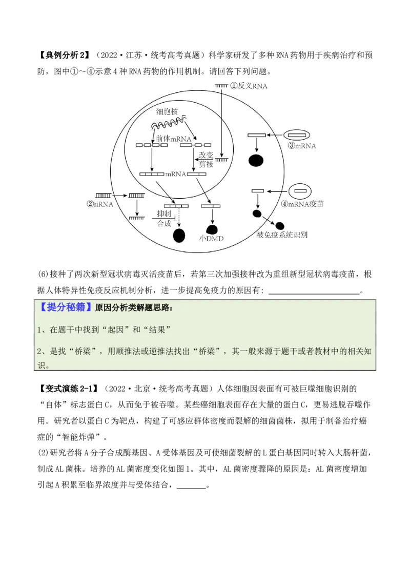 专题08生命活动调节（原卷版）_2024年新高考资料_2.2024二轮复习_2024年高考生物二轮热点题型归纳与变式演练（新高考通用）