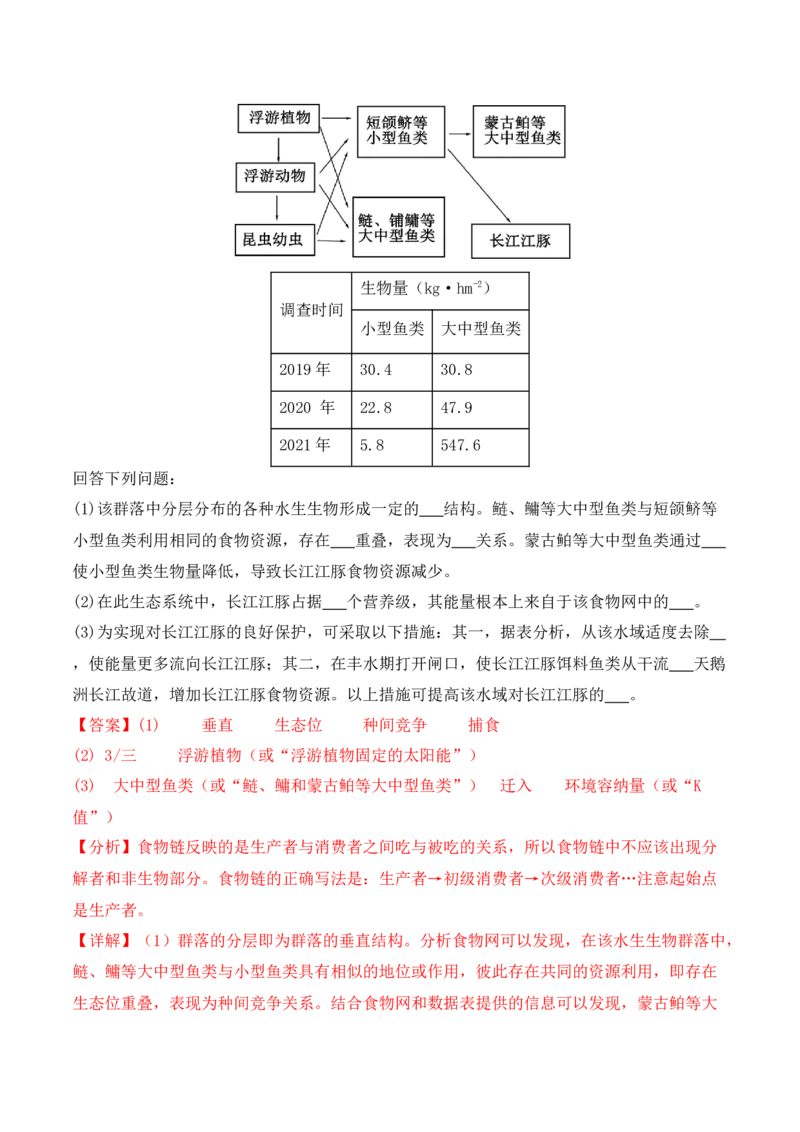 专题11情境信息类（解析版）_2024年新高考资料_2.2024二轮复习_2024年高考生物二轮热点题型归纳与变式演练（新高考通用）