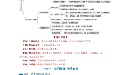 第04课侵权责任与权利界限（讲义）（解析版）_新高考复习资料_2024年新高考资料_一轮复习资料_完2024年高考政治一轮复习讲练测（课件+讲义+练习）（新教材新高考）_选择性必修2