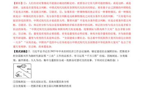 第09课理解质量互变（讲义）（解析版）_新高考复习资料_2025年新高考资料_2025年高考政治一轮复习讲练测（新教材新高考）