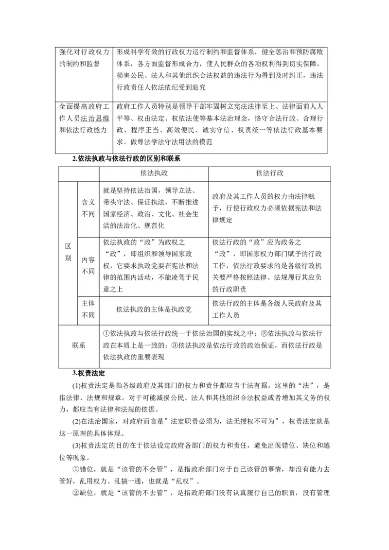 第08课法治中国建设（讲义）（原卷版）_新高考复习资料_2024年新高考资料_一轮复习资料_完2024年高考政治一轮复习讲练测（课件+讲义+练习）（新教材新高考）_必修3